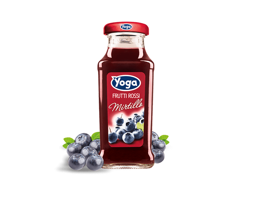 YOGA MAGIC FRUIT JUICE RED FRUITS AND CRANBERRIES GLASS 200 ML (24 IN A BOX)