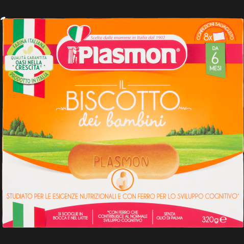 PLASMON BISCOTTI 320 GR (6 IN A BOX) –  - The best