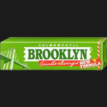 BROOKLYN CHEWING GUM CLOROPHILLA STICK 52 GR (20 in a box)
