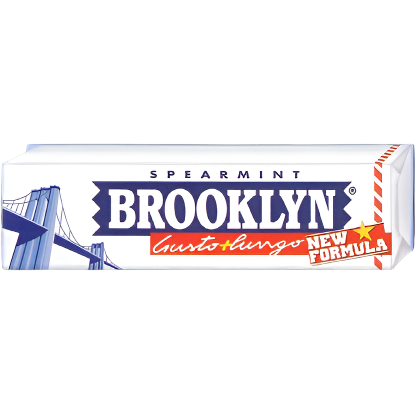 BROOKLYN CHEWING GUM SPEARMINT STICK 52 GR (20 in a box)