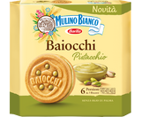 MULINO BIANCO BISCOTTI BAIOCCHI PISTACHIO MULTIPACK X6 168 GR (9 in a box)
