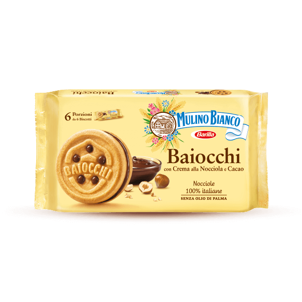 MULINO BIANCO BISCOTTI BAIOCCHI MULTIPACK X6 336 GR (12 in a box)
