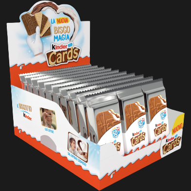 KINDER EXPO CARDS WAFER X30 (1 in a box)