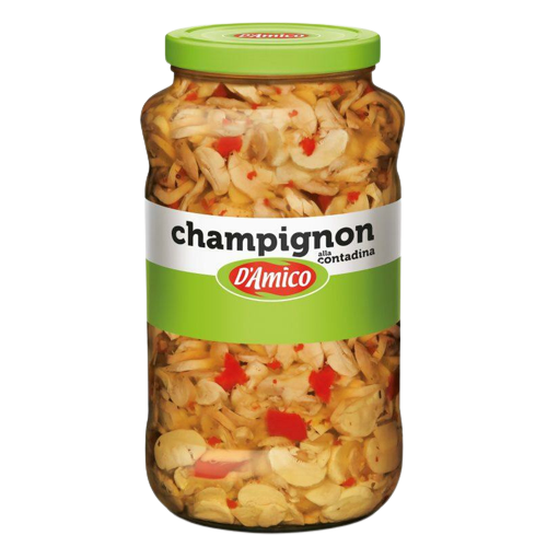 D'AMICO MUSHROOMS CHAMPIGNON IN OIL 2.9 KG (2 in a box)