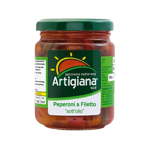 ARTIGIANA SUD PEPPERS FILLET 280 GR (9 in a box)