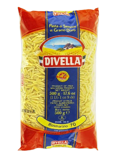 DIVELLA PASTINA DI SEMOLA ROSMARINO N.70 500 GR (24 in a box)