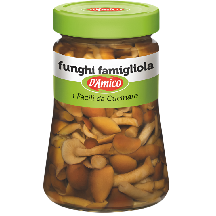 D'AMICO MUSHROOMS FAMIGLIOLA IN BRINE 470 GR (8 in a box)