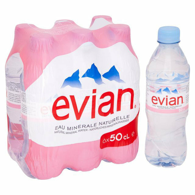 EVIAN STILL WATER 500 ML (6 in a box)