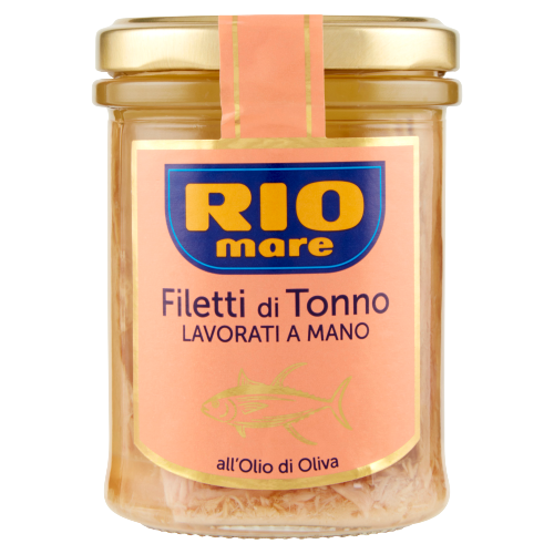 RIOMARE TUNA FILLETS IN OLIVE OIL 180 GR (12 in a box)