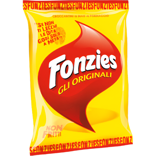 FONZIES CRISPS SNACK 40 GR (50 in a box)
