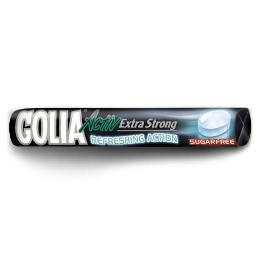 GOLIA CANDY ACTIV EXTRA STRONG SUGAR FREE STICK 79 GR (24 in a box)