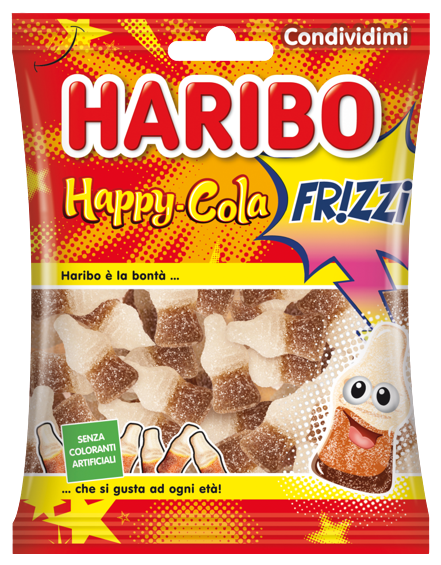 HARIBO CANDY HAPPY COLA FRIZZI 175 GR (12 in a box)