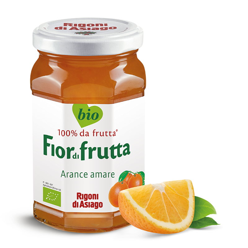 RIGONI JAMS FIOR DI FRUTTA BITTER ORANGE 250 GR (6 in a box)