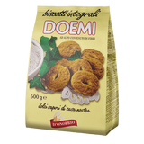 DOEMI BISCOTTI WHOLEMEAL 500 GR (12 in a box)