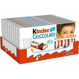 KINDER SNACK BARS CHOCOLATE T.8 100 GR (10 in a box)