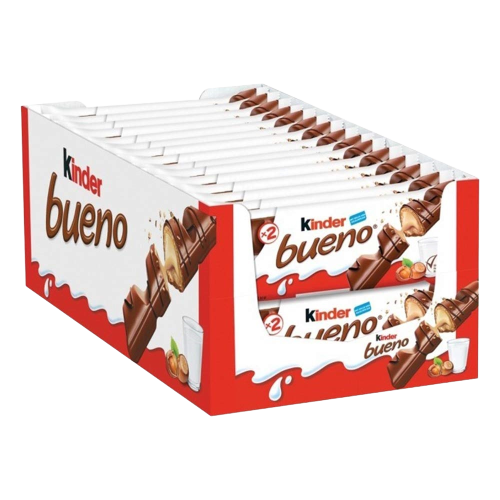 KINDER BUENO CLASSIC CHOCOLATE T.2 43 GR (30 in a box)