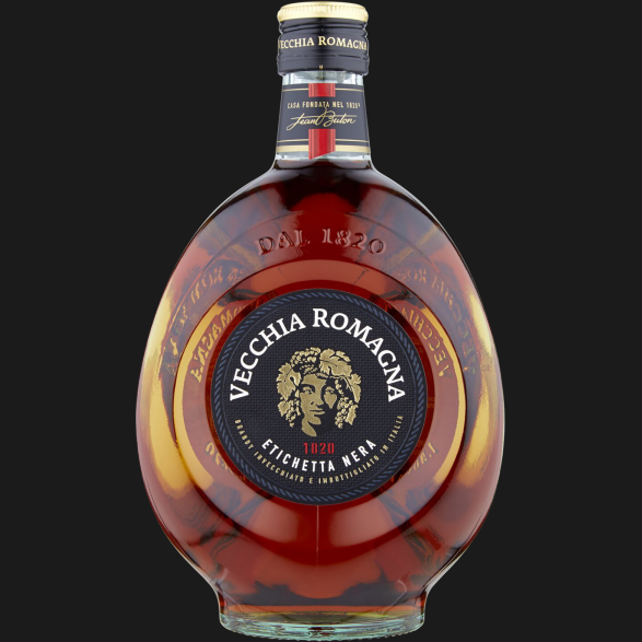 VECCHIA ROMAGNA ITALIAN BRANDY 70 CL  (6 in a box)