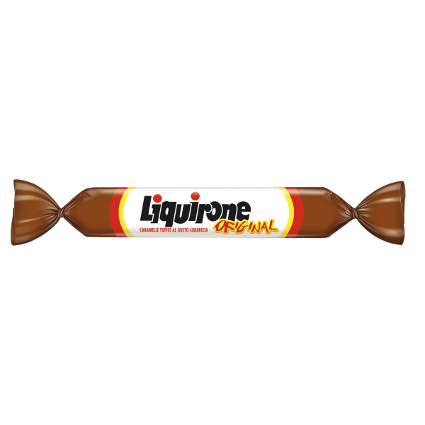 LIQUIRONE EXPO CANDY TOFFEE LIQUORICE FLAVOUR ORIGINAL X250 (1 in a box)