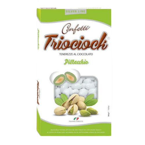 MAXTRIS CONFETTI TRIOCIOCK PISTACHIO 500 GR (6 in a box)