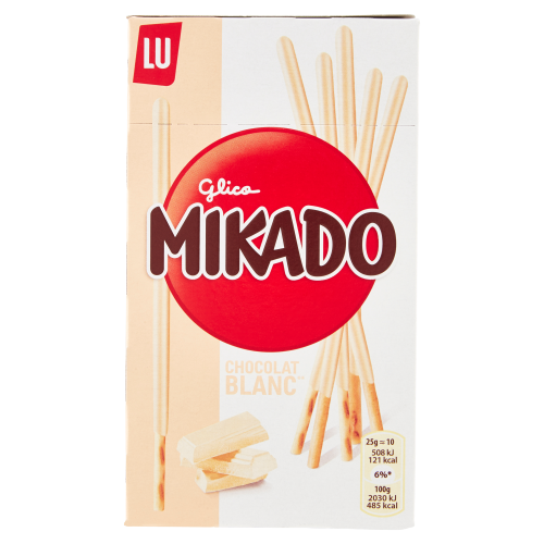 SAIWA MIKADO WHITE CHOCOLATE 70 GR (24 in a box)