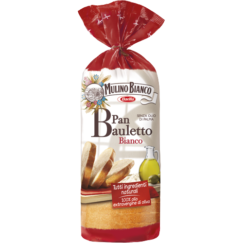 MULINO BIANCO PAN BAULETTO BIANCO 400 GR 8 in a box