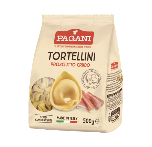 PAGANI STUFFED PASTA TORTELLINI WITH HAM 500 GR (10 in a box)