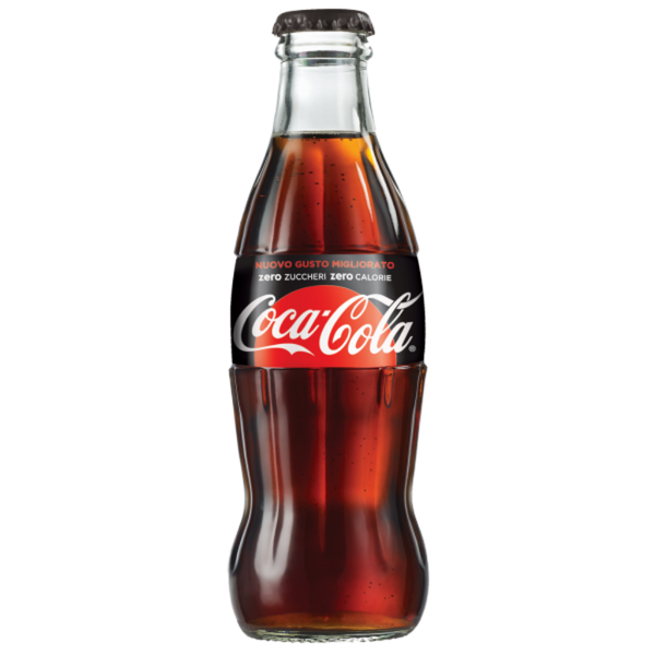 COCA COLA ZERO GLASS 330 ML (24 in a box)