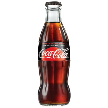COCA COLA ZERO GLASS 330 ML (24 in a box)