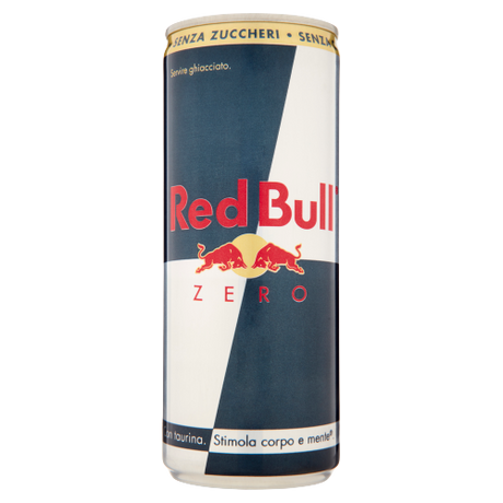 RED BULL ZERO SUGAR FREE LUNGA CANS 250 ML (24 in a box )