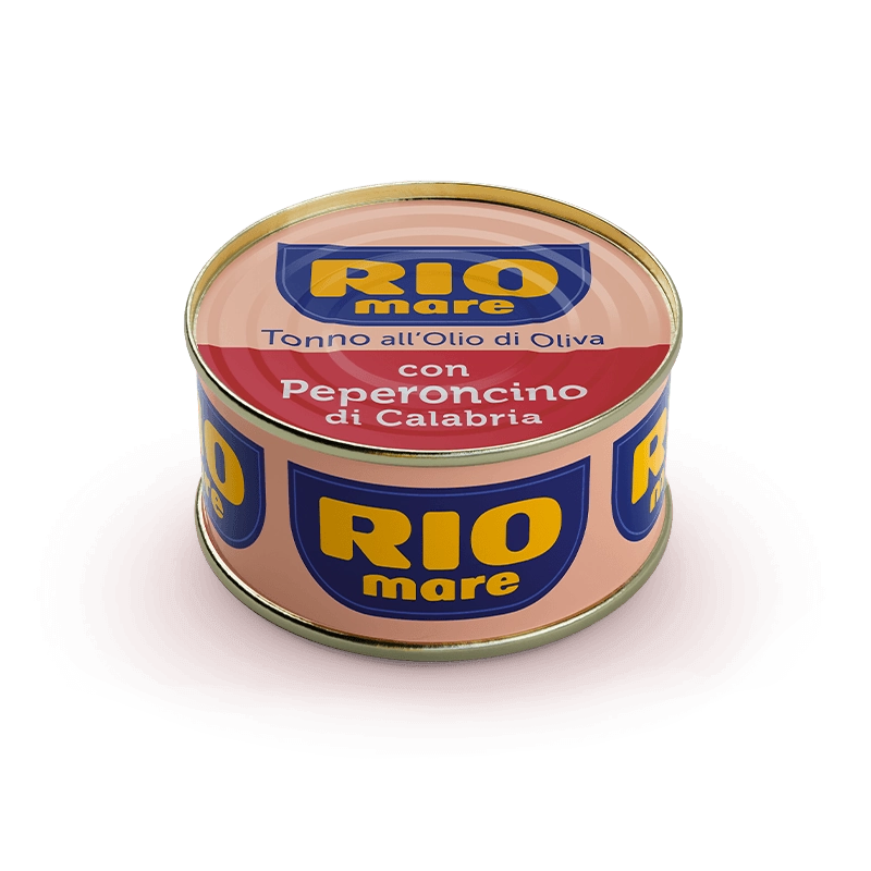 RIOMARE TUNA WITH ITALIAN CHILLI 80 GR X3 (32 in a box)