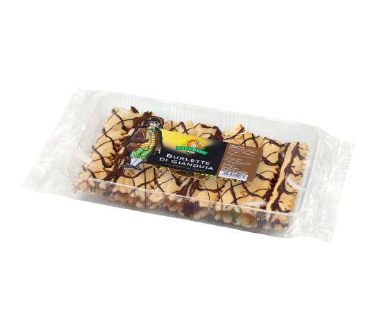 GECCHELE CHIACCHIERE BURLETTE GIANDUIA 200 GR (4 in a box)