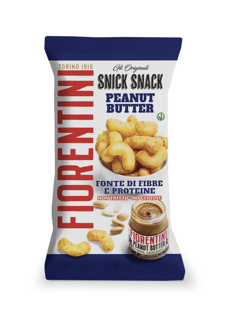FIORENTINI SNICK SNACK CRISPS PEANUT BUTTER 70 GR (10 in a box)