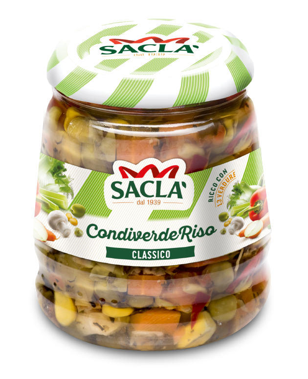SACLA' CONDIVERDE RISO CLASSICO IN OIL 290 GR X2 (6 in a box)