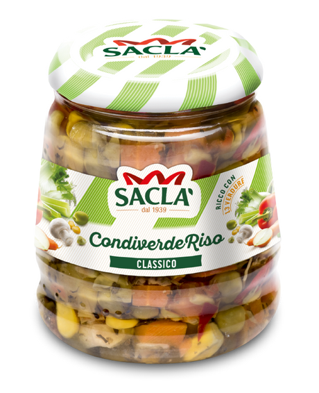 SACLA' CONDIVERDE RISO CLASSICO IN OIL 290 GR X2 (6 in a box)