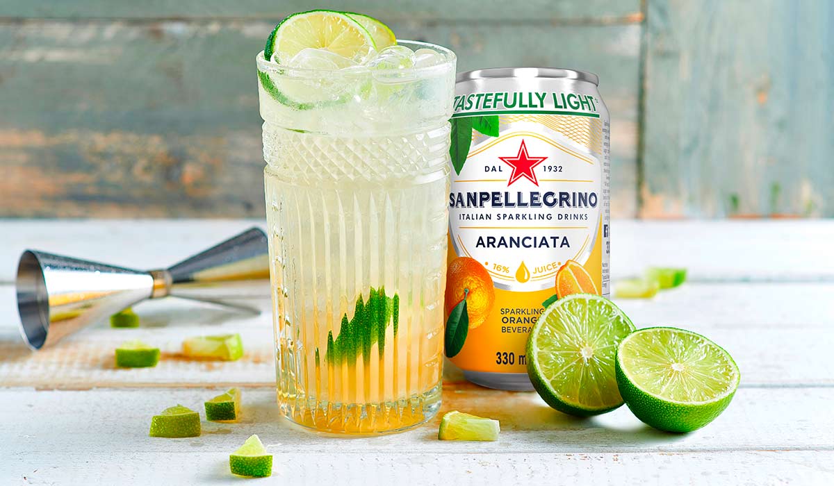 SAN PELLEGRINO ARANCIATA CANS GB 330 ML (24 in a box)