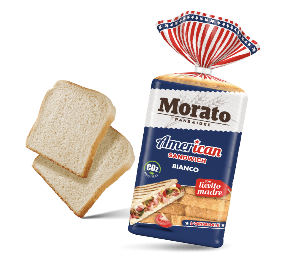 MORATO BREAD AMERICAN SANDWICH CLASSICO 550 GR (9 in a box)
