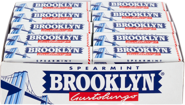 BROOKLYN CHEWING GUM SPEARMINT STICK 52 GR (20 in a box)