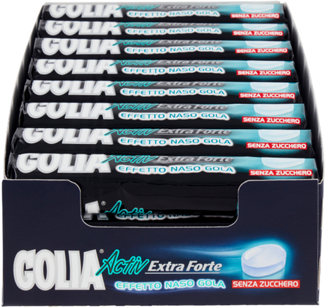 GOLIA CANDY ACTIV EXTRA STRONG SUGAR FREE STICK 79 GR (24 in a box)