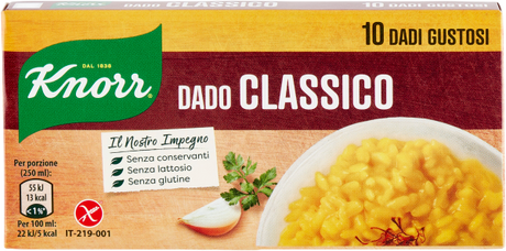 KNORR BROTH CUBES CLASSIC X10 110 GR (24 in a box)