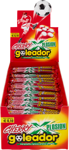GELCO EXPO CANDY GOLEADOR XPLOSION CHERRY X150 (1 in a box)