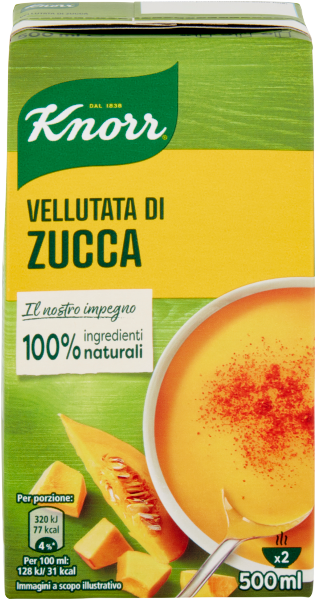 KNORR SOUP VELLUTATA OF PUMPKIN BRICK 500 ML (12 in a box)
