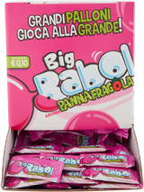 BIG BABOL CHEWING GUM STRAWBERRY CREAM X200 (1 in a box)
