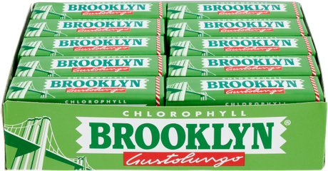 BROOKLYN CHEWING GUM CLOROPHILLA STICK 52 GR (20 in a box)