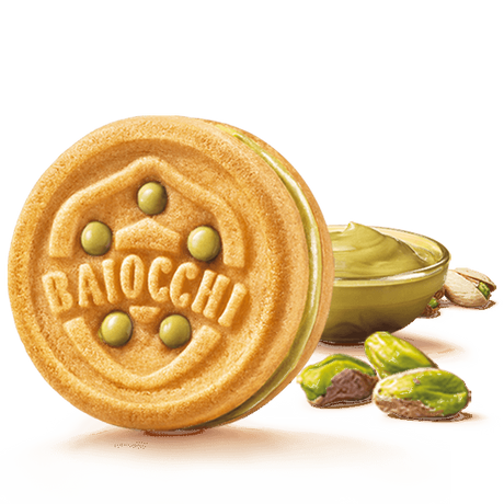 MULINO BIANCO BISCOTTI BAIOCCHI PISTACHIO MULTIPACK X6 168 GR (9 in a box)