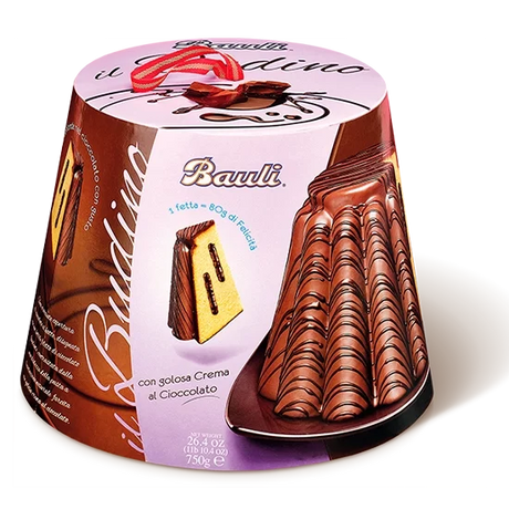 BAULI CAKE BUDINO AL CIOCCOLATO 750 GR (16 in a box)