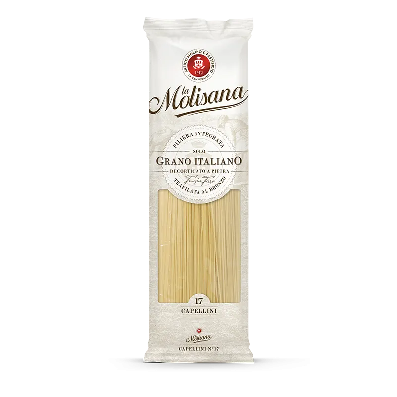 MOLISANA PASTA DI SEMOLA SPAGHETTI CAPELLINI N.17 500 GR (24 in a box)