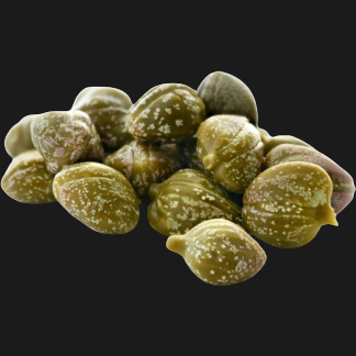 LA PALMA CAPERS IN SALT 100 GR (24 in a box)