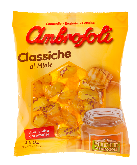 AMBROSOLI CANDY CLASSIC HONEY 135 GR (20 in a box)