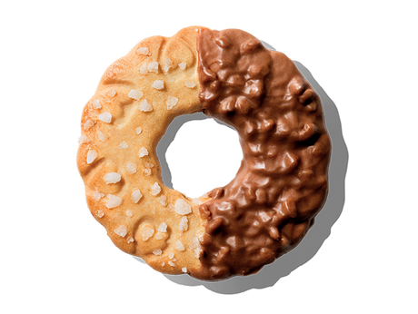 BAHLSEN BISCOTTI FROLLINI CHOCO RINGS 155 GR (14 in a box)