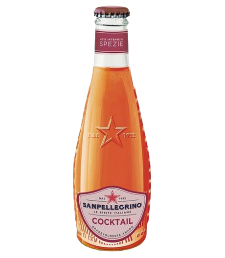 SAN PELLEGRINO COCKTAIL NON-ALCOHOLIC GLASS 20 CL X4 (6 in a box)